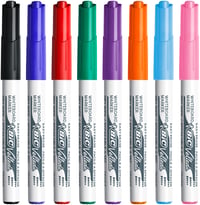 BIC Velleda 1741 Popisovač na bielu tabuľu, stredný guľatý hrot, modrý, 5 kusov v balení 3