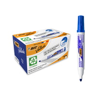 BIC Velleda Ecolutions 1701 popisovač na bielu tabuľu, modrý, 12 kusov v balení, na použitie v kancelárii a v škole 1