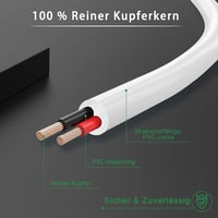 Bicmice 10mm Mágneses USB DC Töltőkábel - 80cm Fehér Réz Csatlakozó - Univerzális Cserekábel Számítógépekhez 4