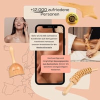 BICTIVE Professzionális Maderoterápiás Készlet 6 Darabos Fa Masszázs Roller Cellulitisz Ellen Limfadrenázs Eszköz 7
