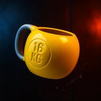 Bidut Kettlebell Fitness Bögre 500ml - Edzés Ajándék Kerámia Kávésbögre 6