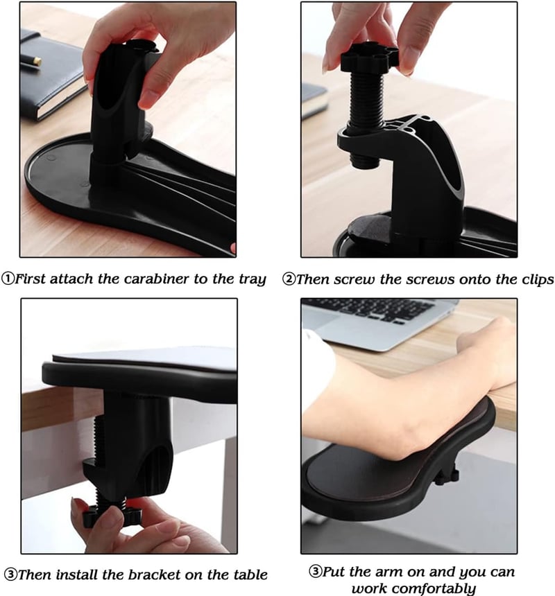BieFuSin ergonomikus csuklótámasz állítható asztal kiterjesztő egér alátét