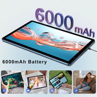 BIEGEDY B22 10" Tablet Android 14 Octa-Core, 20GB RAM, 128GB Tárhely, 5G WiFi, Bluetooth 5.0, 6000mAh Akkumulátor, Billentyűzettel és Egérre 3