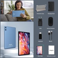 BIEGEDY B22 10" Tablet Android 14 Octa-Core, 20GB RAM, 128GB Tárhely, 5G WiFi, Bluetooth 5.0, 6000mAh Akkumulátor, Billentyűzettel és Egérre 6
