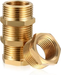 BieMian 3/4"-1/2" Sárgaréz Redukáló Nippel Csatlakozó 4db 3