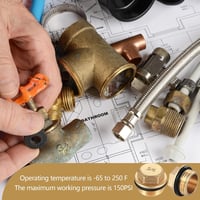BieMian 3/4 Hüvelykes Sárgaréz Dugó Gumgyűrűvel, 2db Vízvezeték Záródugó 6