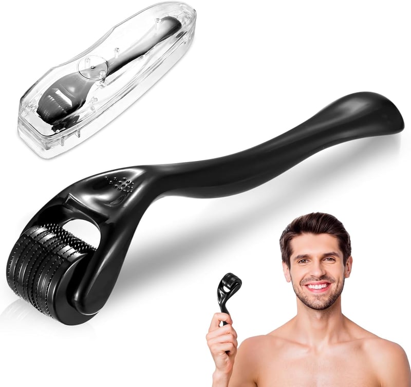 BieMian Beard Roller 0,5 mm Szakállnövekedéshez Microneedling Dermaroller