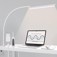 BIENSER LED Asztali Lámpa Csiptetős Gooseneck, 5 Szín 10 Fokozat Dimmelhető 1