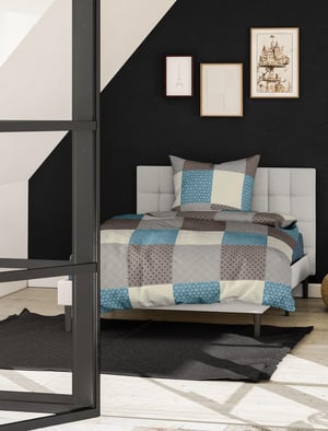 Bierbaum 6277 Fein-Biber posteljina, boja moka 04, 155x220 + 80x80 cm, udobna veličina, proizvedeno u Njemačkoj