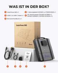 BigBlue 60W összecsukható napelemes töltő QC3.0 PD45W vízálló kempingezéshez 8