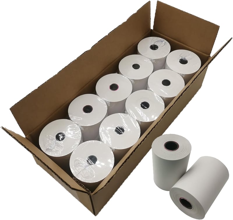 Termo kotúče BIGGER 80x80x12 mm pre POS terminály a EPOS tlačiarne, bez BPA, balenie 20 ks
