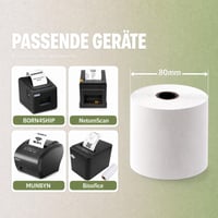 Termo kotúče BIGGER 80x80x12 mm pre POS terminály a EPOS tlačiarne, bez BPA, balenie 20 ks 3