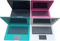 Bigmachine 10 hüvelykes mini laptop Android 12 64GB WiFi webkamera Bluetooth rózsaszín - Pink 3