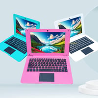 Bigmachine 10 hüvelykes mini laptop Android 12 64GB WiFi webkamera Bluetooth rózsaszín - Pink 1