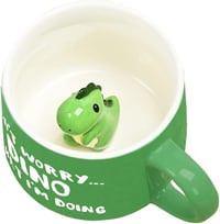 BigNoseDeer Dinoszaurusz Kerámia Bögre Vicces Személyre Szabható Kawaii Ajándék - Dinosaurs 1