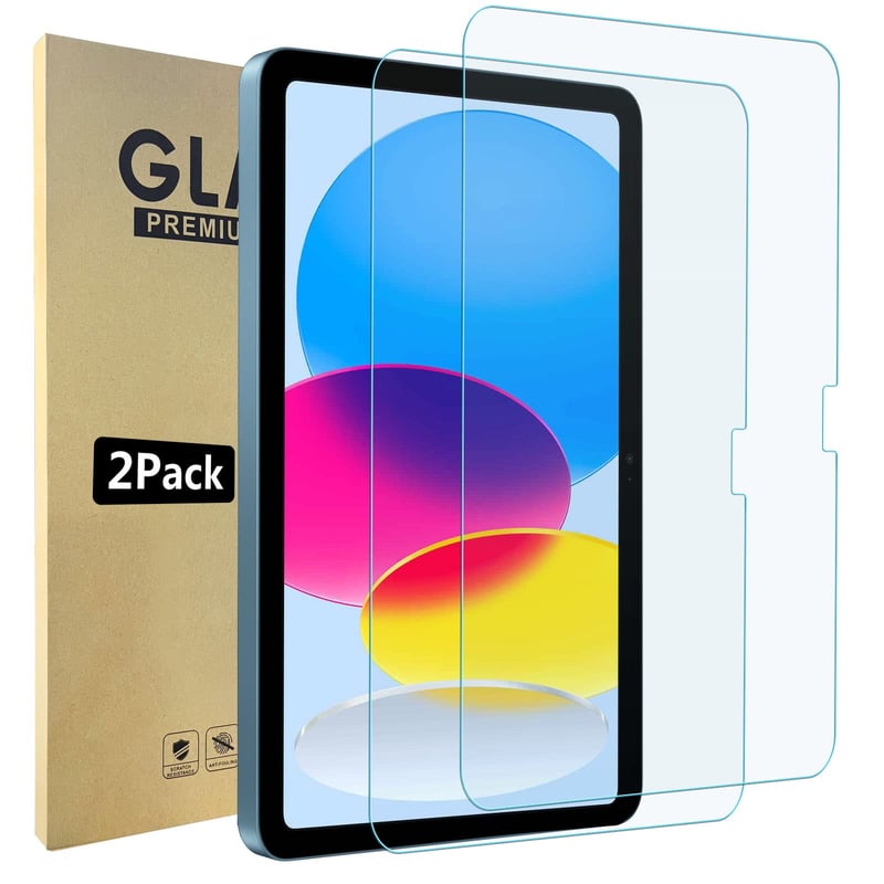 Bigqin 2 db Edzett Üveg Képernyővédő iPad 11 (A16) 2025 és iPad 10 2022 10,9 hüvelykes készülékekhez, 9H keménység, HD átlátszó, karcolásálló
