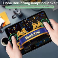 Bigqin 2 db Edzett Üveg Képernyővédő iPad 11 (A16) 2025 és iPad 10 2022 10,9 hüvelykes készülékekhez, 9H keménység, HD átlátszó, karcolásálló 5