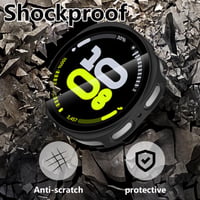 Bigqin 5 ks Ochranné sklo na Samsung Galaxy Watch 9/8 40 mm, tvrdené sklo, celoplošné pokrytie, ochranný kryt odolný voči poškriabaniu 5