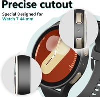 Bigqin Samsung Galaxy Watch 7 44mm védőtok 5db szett, keménytok üvegvédővel - 44 mm 3