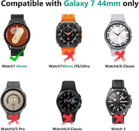 Bigqin Samsung Galaxy Watch 7 44mm védőtok 5db szett, keménytok üvegvédővel - 44 mm 2