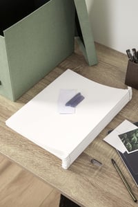 Set de dosare suspendabile BIGSO Johan 9441 – 8 dosare suspendabile din carton format A4, culoare albă, pentru diplome și documente 4