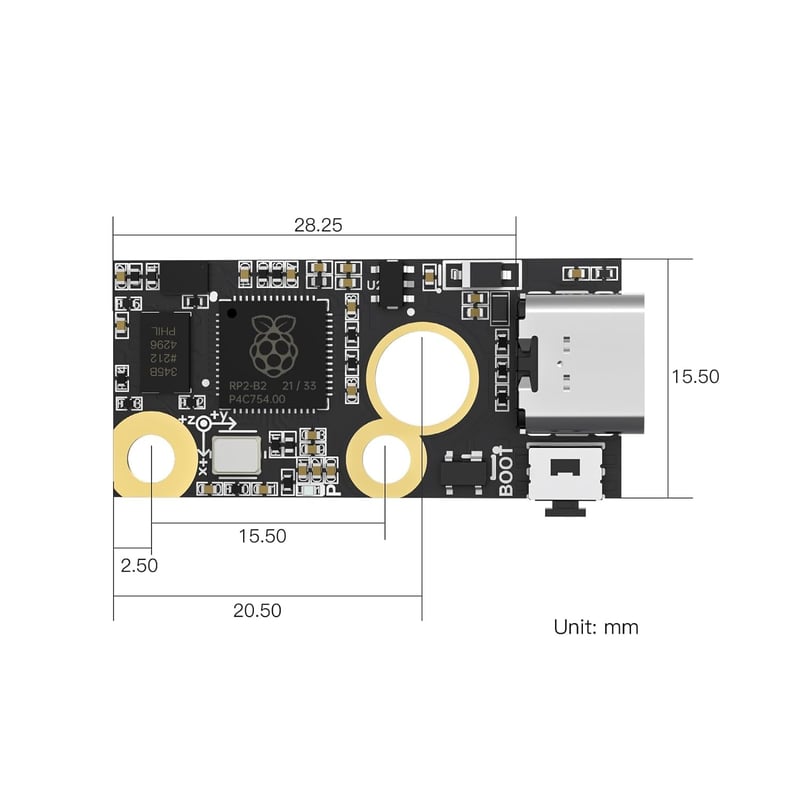 BIGTREETECH ADXL345 V2.0 Gyorsulásmérő Szenzor 3D Nyomtatóhoz USB