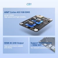 BIGTREETECH CB1 eMMC V1.1 Vezérlőpanel (1GB+32GB) Klipper Támogatással, Raspberry-Pi 3B/4B Kompatibilis, 3D Nyomtató Alkatrész 7