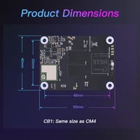 BIGTREETECH CB1 V2.2 vezérlőkártya - 1 GB RAM, Ethernet, WiFi, HDMI 7