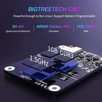 BIGTREETECH CB1 V2.2 vezérlőkártya - 1 GB RAM, Ethernet, WiFi, HDMI 2