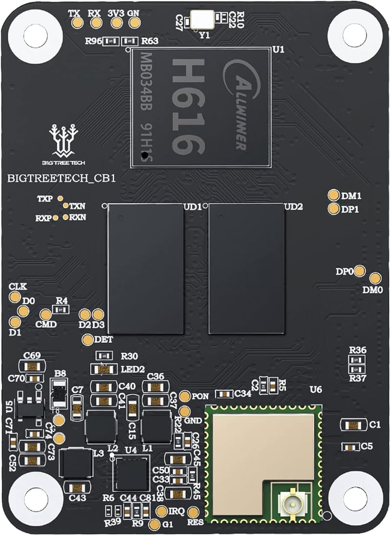 BIGTREETECH CB1 V2.2 vezérlőkártya - 1 GB RAM, Ethernet, WiFi, HDMI