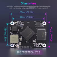BIGTREETECH CB2 Core vezérlőkártya 2GB LPDDR4 32GB eMMC 3D nyomtatóhoz 3