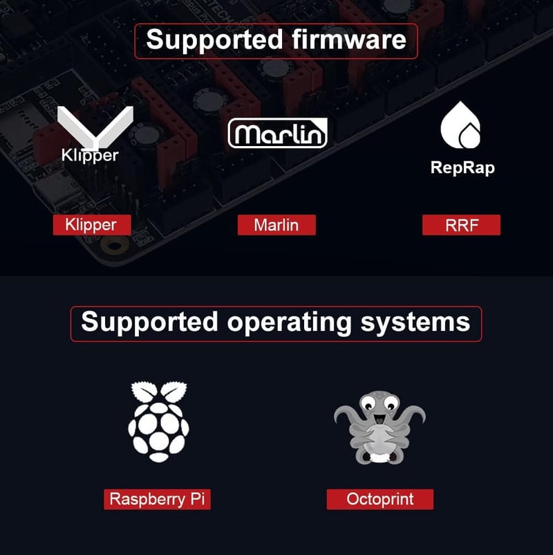BIGTREETECH Octopus Pro V1.0.1 32bit vezérlőkártya Voron 3D nyomtatóhoz Marlin 2.0