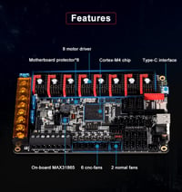 BIGTREETECH Octopus Pro V1.0.1 32bit vezérlőkártya Voron 3D nyomtatóhoz Marlin 2.0 2