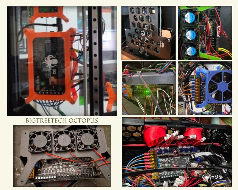 BIGTREETECH Octopus V1.1 32 Bit Vezérlőpanel 3D Nyomtatókhoz - 8 Meghajtó, TFT Érintőképernyő Támogatás, Clipper Firmware, Raspberry Pi Komp