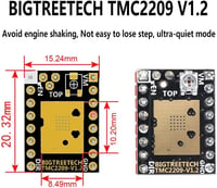 BIGTREETECH Octopus V1.1 3D nyomtató vezérlőkártya TMC2209 meghajtókkal és TFT50 érintőképernyővel 7