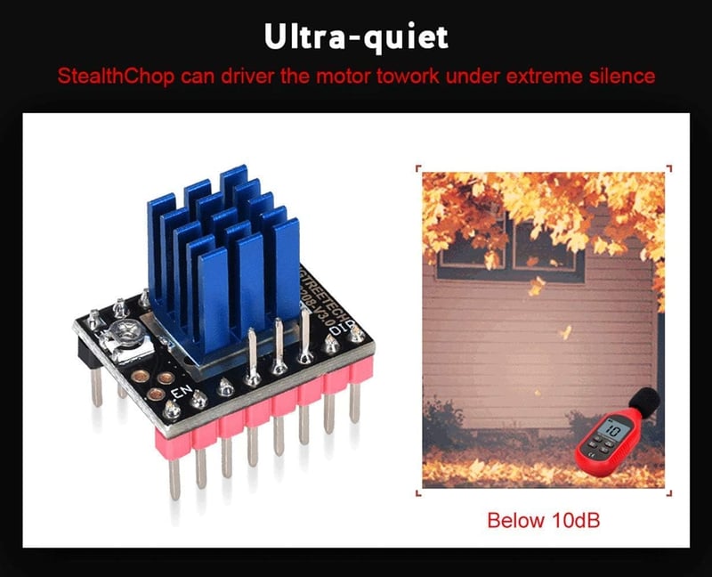 BIGTREETECH Octopus V1.1 Vezérlőpanel 8db TMC2208 UART Meghajtóval - 32 Bites, TFT Kijelzővel Kompatibilis, Klipper Firmware és Raspberry Pi