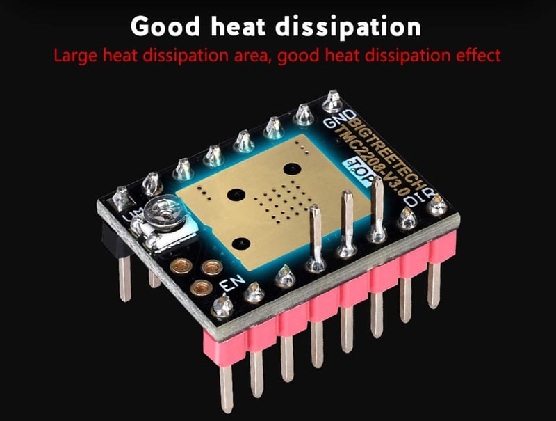 BIGTREETECH Octopus V1.1 Vezérlőpanel 8db TMC2208 UART Meghajtóval - 32 Bites, TFT Kijelzővel Kompatibilis, Klipper Firmware és Raspberry Pi