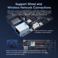 BIGTREETECH Pi V1.2 Vezérlőpanel 64bit Quad Core 1GB RAM, Klipper Kompatibilis, 3D Nyomtatókhoz, SKR/Octopus Sorozathoz 6