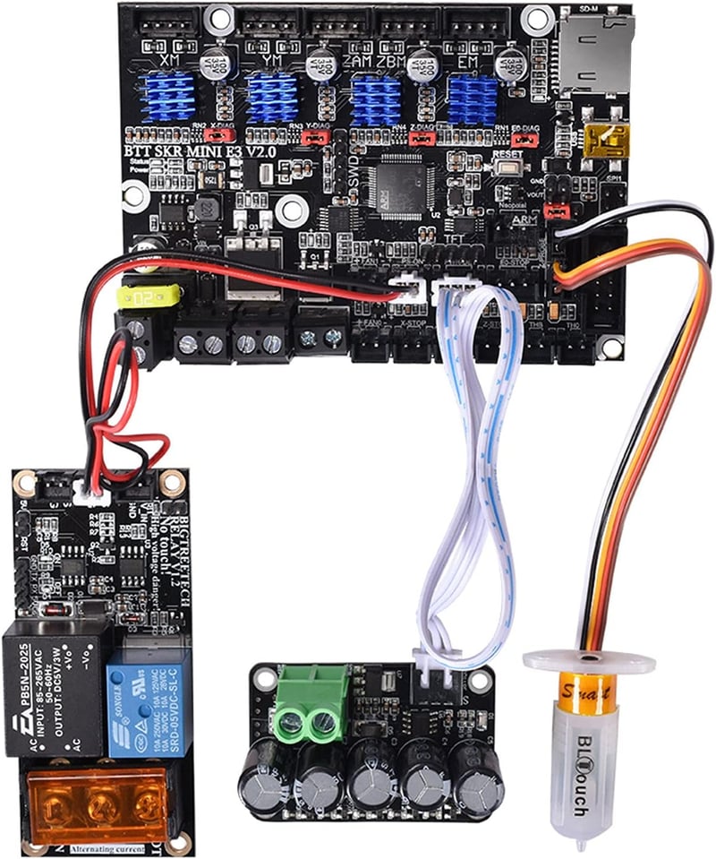 BIGTREETECH SKR Mini E3 V2.0 32 bites vezérlőpanel TMC2209/TMC2208 UART támogatással Ender 3/3 Pro/V2 3D nyomtatókhoz