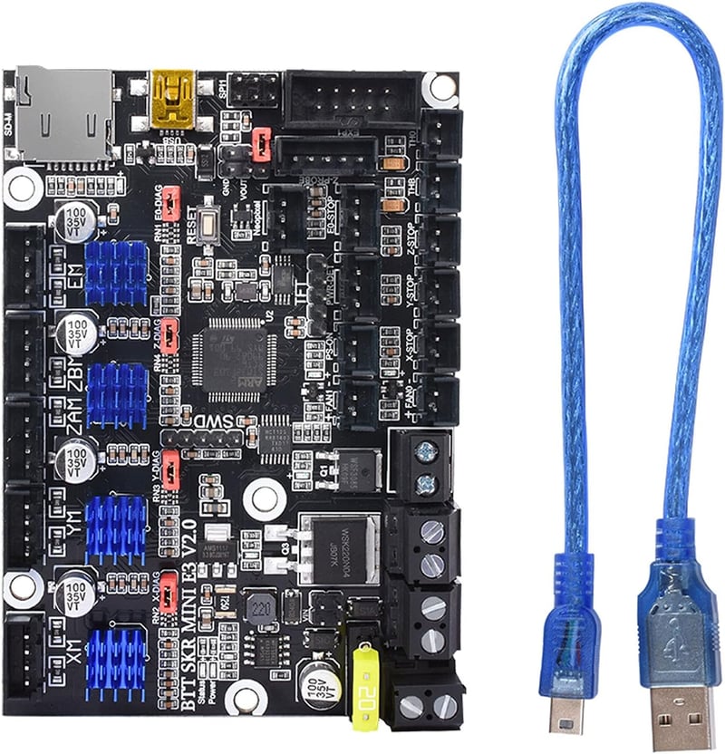 BIGTREETECH SKR Mini E3 V2.0 32 bites vezérlőpanel TMC2209/TMC2208 UART támogatással Ender 3/3 Pro/V2 3D nyomtatókhoz