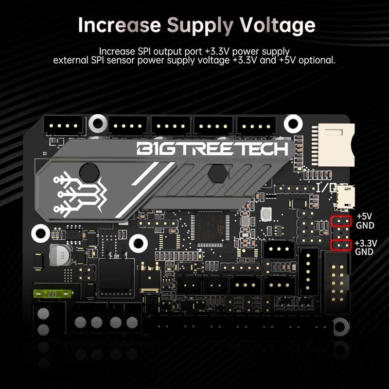 BIGTREETECH SKR Mini E3 V3.0 Ender 3 csendes alaplap 32bit 3D nyomtató vezérlő