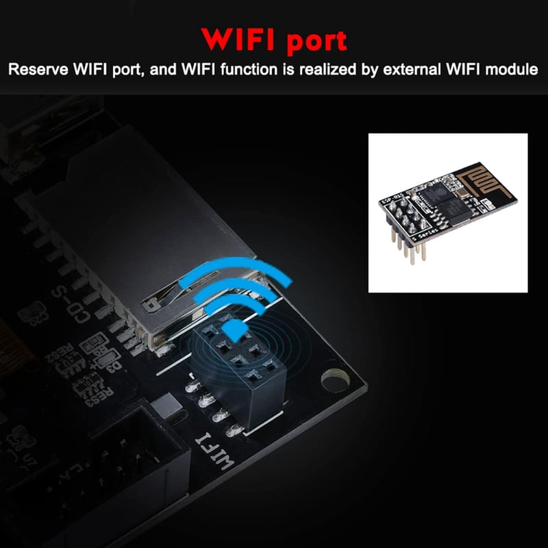 BIGTREETECH SKR Mini E3 V3.0 Vezérlőpanel + TFT35 E3 V3.0.1 Érintőkijelző - 3D Nyomtató Alkatrész Ender 3/Pro/V2 Modellekhez