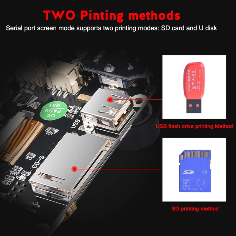 BIGTREETECH SKR Mini E3 V3.0 Vezérlőpanel + TFT35 E3 V3.0.1 Érintőkijelző - 3D Nyomtató Alkatrész Ender 3/Pro/V2 Modellekhez