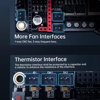 BIGTREETECH SKR V1.4 Turbo 32bit 3D nyomtató vezérlőpanel LCD/TFT kijelzővel 3
