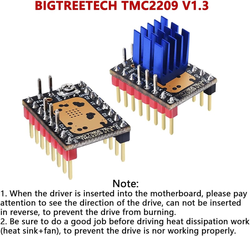 BIGTREETECH TMC2209 V1.2 Léptetőmotor Meghajtó 2.8A 3D Nyomtatóhoz