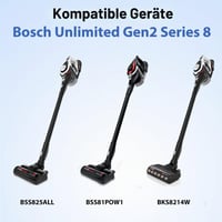 BIHARNT 2 ks náhradný filter pre vysávač Bosch Unlimited Gen2 Series 8 BKS8214W BSS825ALL BSS81POW1 BBS8214PET, náhradný diel 12036642 12023349 4
