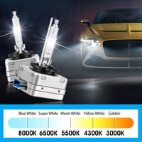BIHEE D8S Xenon izzó 6000K fehér fény HID fényszóró 35W autó lámpa 2db 6