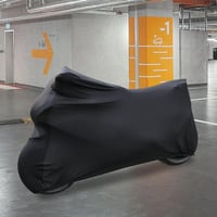 BIHEE univerzális motorkerékpár-takaró, nyújtható, fekete - 295x109x140 cm 6