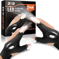BIIB LED-es halászati kesztyű férfiaknak, ajándék ötlet férjnek, camping felszerelés 1