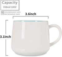 3D keramický hrnček s kravičkou Biigming, 350 ml, ručne vyrobený hrnček so zvieratkom na kávu alebo čaj, vtipný darček pre ženy a deti k narodeninám 3